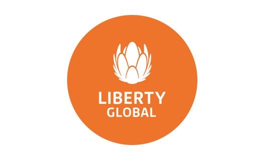 Oranje logo van Liberty Global